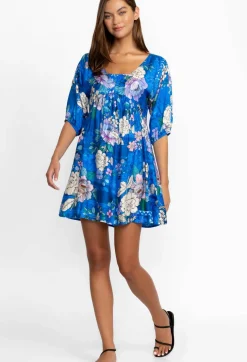 Hot Johnny Was A-Line Coverup Blue Dove