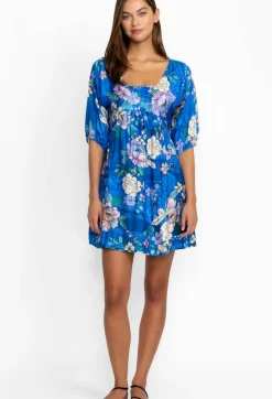 Hot Johnny Was A-Line Coverup Blue Dove
