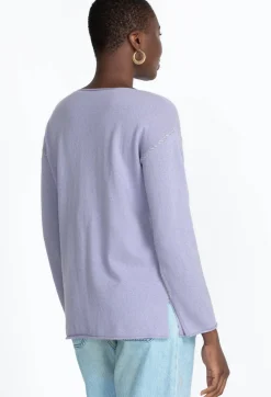 Sale Johnny Was Amber Stitched Pullover Lilac