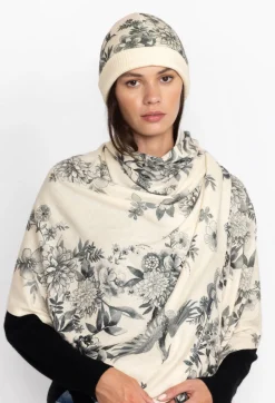 Sale Johnny Was Anahi Printed Beanie Ivory Dreamer