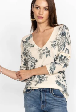 Discount Johnny Was Anahi Printed Pullover Ivory