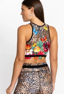 Hot Johnny Was Bee Active Cross Hem Sports Bra Sandra
