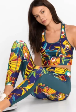 Best Johnny Was Bee Active Mesh Panel Active Legging Kimbra