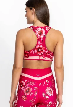 Sale Johnny Was Bee Active Reversible Sports Bra Misty Fall