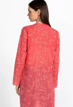 Johnny Was Birdie Marisol Tunic Passion Fruit