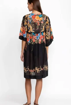 Hot Johnny Was Black Royal Easy Coverup Dress Multi