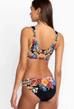 Johnny Was Black Royal Hipster Bikini Bottom Multi