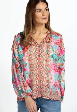 Sale Johnny Was Blouse Rose Narcisa