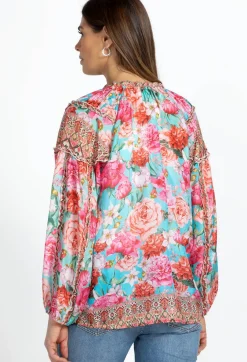 Sale Johnny Was Blouse Rose Narcisa