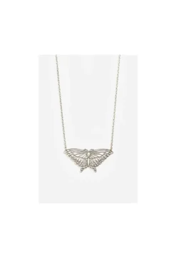 Online Johnny Was Butterfly Necklace Silver