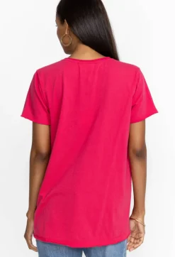 Best Johnny Was California Everyday Tee Raspberry