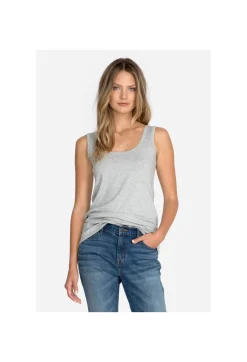 Outlet Johnny Was Calme Basic Tank Heather Grey