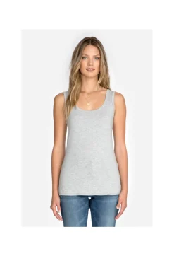 Outlet Johnny Was Calme Basic Tank Heather Grey
