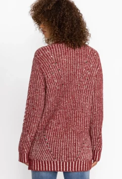 Sale Johnny Was Calme Drop Needle Cardigan Red