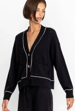 Discount Johnny Was Calme Washable Cardigan Black Beauty