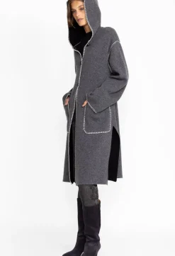 Clearance Johnny Was Calme Wool Coat Black