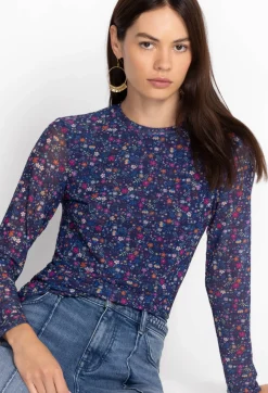 Outlet Johnny Was Catalina Mesh Tee Multi