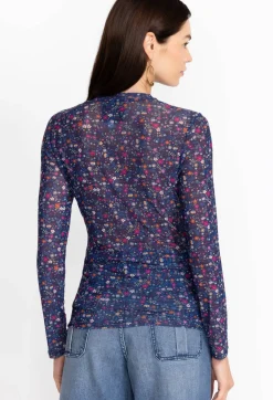 Outlet Johnny Was Catalina Mesh Tee Multi