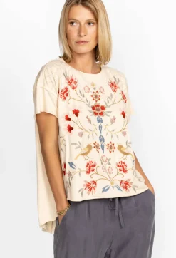 Online Johnny Was Clara Raw Detail Swing Tee Brie