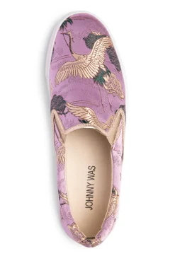 Discount Johnny Was Crane Slip-On Sneaker Lilac