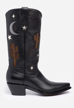 Online Johnny Was Desert Cowboy Boot Black