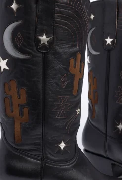 Online Johnny Was Desert Cowboy Boot Black