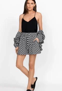 Clearance Johnny Was Drawstring A-Line Short Multi
