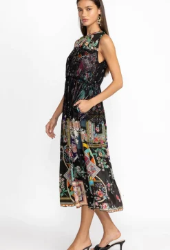 New Johnny Was Elderberry Dress Multi