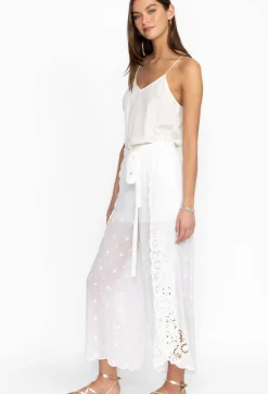 New Johnny Was Eleuthera Wrap Pant White