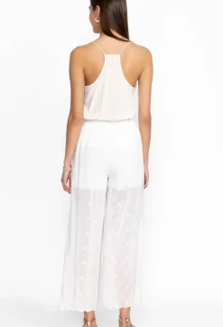 New Johnny Was Eleuthera Wrap Pant White