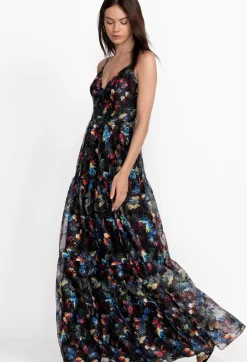 Hot Johnny Was Embroidered Maxi Dress Papillon