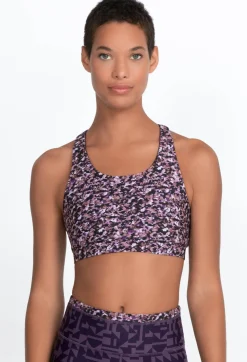 Clearance Johnny Was Endurance Reversible Sports Bra Vintage Violet Prism