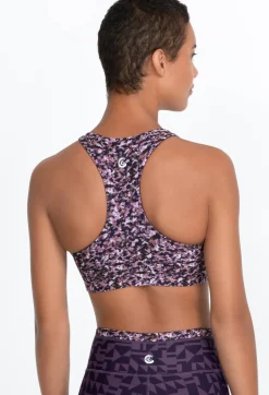 Clearance Johnny Was Endurance Reversible Sports Bra Vintage Violet Prism