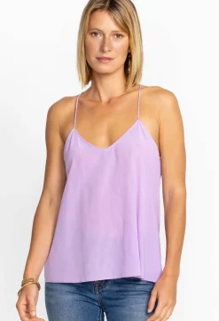 Johnny Was Etta Cami Top Lavender Frost