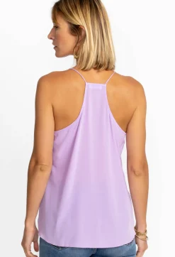 Johnny Was Etta Cami Top Lavender Frost