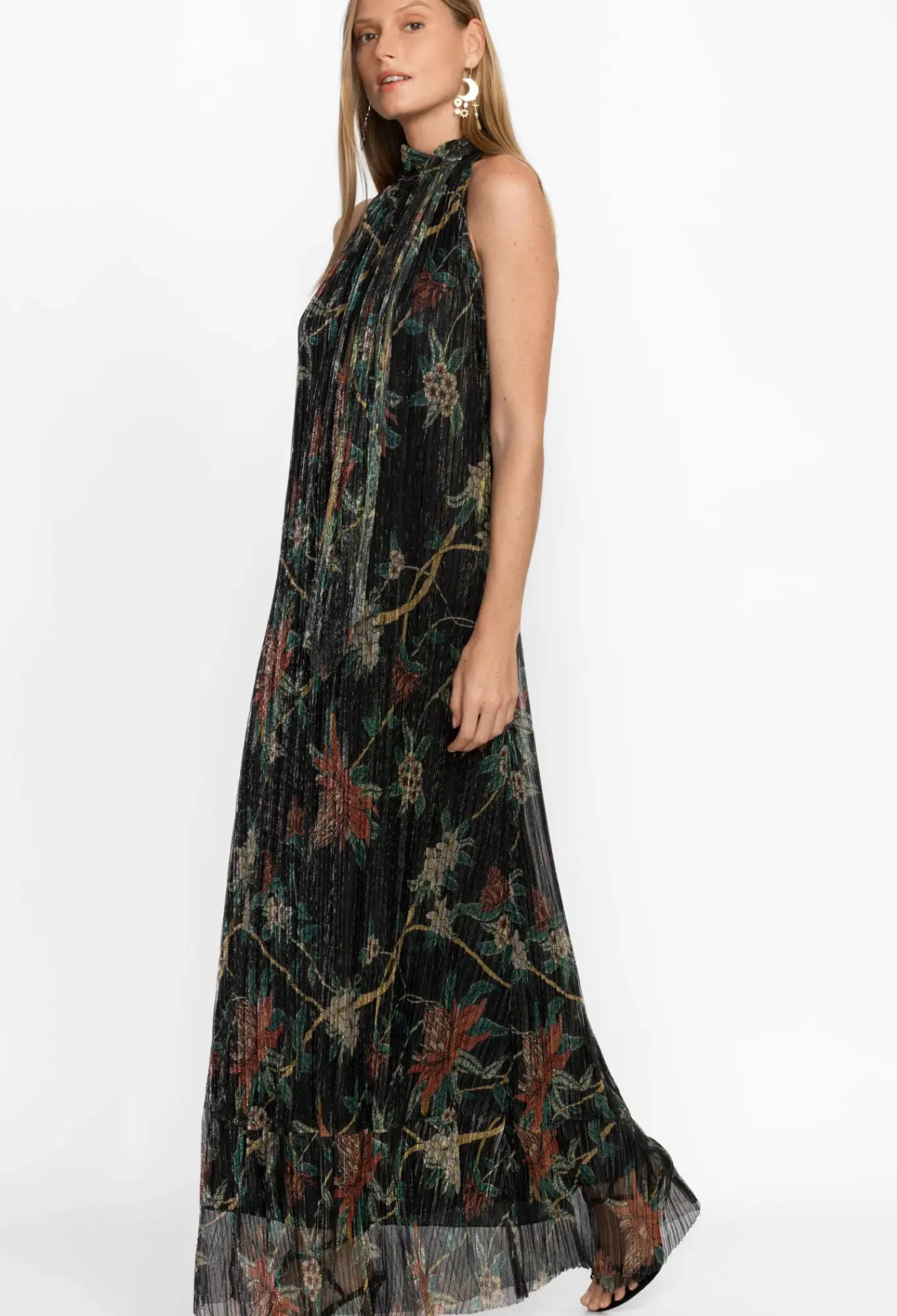 Outlet Johnny Was Evelina Metallic Maxi Dress Multi