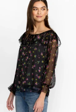 Sale Johnny Was Fernanda Peasant Blouse Little Ditsy