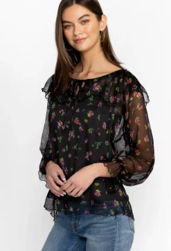 Sale Johnny Was Fernanda Peasant Blouse Little Ditsy