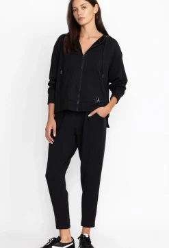 New Johnny Was Fleece Pull On Pant Black Beauty