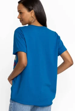 Clearance Johnny Was Florida Everyday Tee Mykonos Blue
