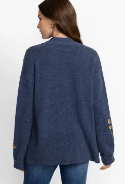 Discount Johnny Was Griffin Cardigan Blue