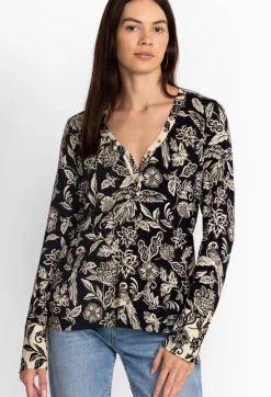 Discount Johnny Was Henley Top Noah