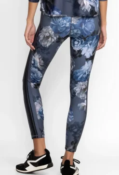New Johnny Was High Waist Sculpting Legging Grey Peony