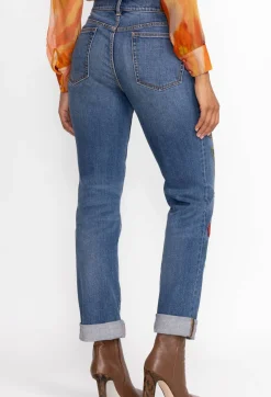 Sale Johnny Was Isabella Boyfriend Jean Vintage Aged Destroyed Wash