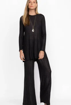 Online Johnny Was Jenna Metallic Easy Pant Black