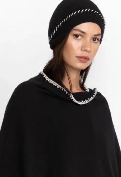 Johnny Was Jw Whipstitch Beanie Black