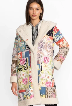 Clearance Johnny Was Kerry Suede Coat Multi