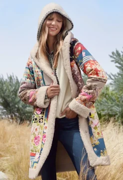 Clearance Johnny Was Kerry Suede Coat Multi