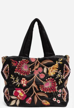 Best Johnny Was Lilith Quilted Satin Tote Black