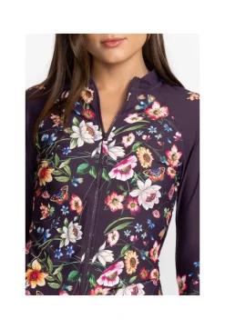 New Johnny Was Long Sleeve Surf Shirt Ombre Garden